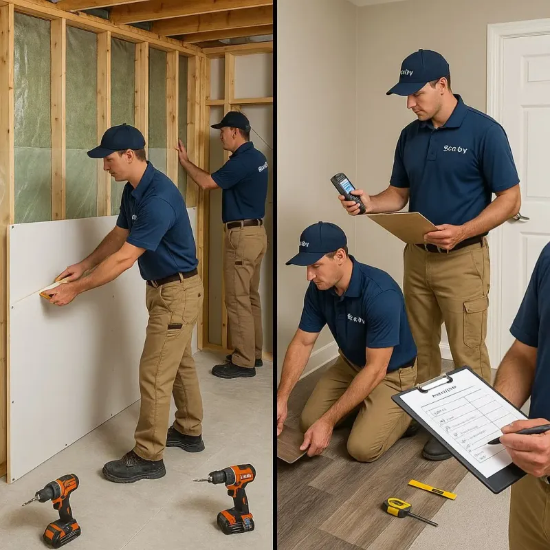 Repairs and Reconstruction process in Mountain City, TN